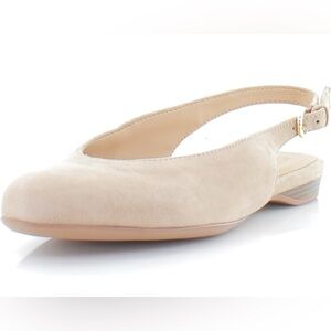 Naturalizer Primo Slingback Flats Ballet- 8.5- Taupe